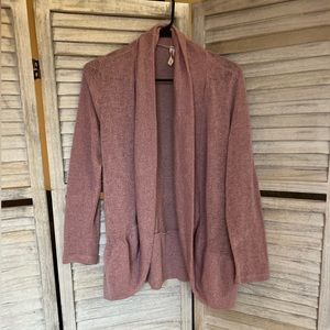 Women's Pink Emerald Knit Cardigan Size Medium